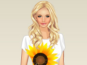 Play Flash Game: "Sunflower Princess Dress Up" Free